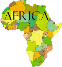 Green Africa map